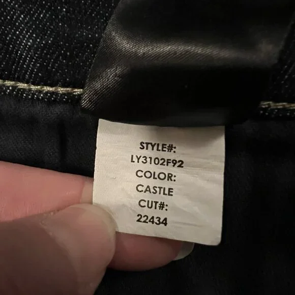 LIVERPOOL Jeans Womens 18W Blue Denim High Rise Straight Leg Stretch - Picture 9 of 9